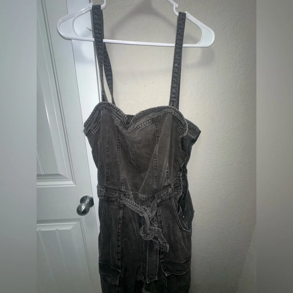 Free People Go West Utility Overalls